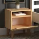 Κομοδίνο Luce Megapap από μελαμίνη χρώμα oak 40x30x47,6εκ. - Κομοδίνα