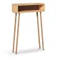 Κονσόλα Moca Megapap από μελαμίνη χρώμα oak 60x22x87εκ. - Κονσόλες