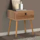 Κομοδίνο Pauline Megapap μελαμίνης χρώμα pine oak 45x35x61εκ. - Κομοδίνα