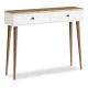 Κονσόλα μελαμίνης Alis Megapap χρώμα pine white 110x29x88εκ. - Κονσόλες