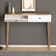 Κονσόλα μελαμίνης Alis Megapap χρώμα pine white 110x29x88εκ. - Κονσόλες