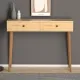 Κονσόλα μελαμίνης Alis Megapap χρώμα oak 110x29x88εκ. - Κονσόλες