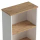 Βιβλιοθήκη μελαμίνης Flora Megapap χρώμα white - oak 52x25x80εκ. - Βιβλιοθήκες