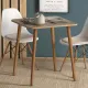 Τραπέζι Kare Megapap από μελαμίνη χρώμα oak 70x70x72εκ. - Τραπέζια