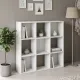 Βιβλιοθήκη Cube Megapap χρώμα λευκό 90x30x90εκ.