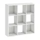 Βιβλιοθήκη Cube Megapap χρώμα λευκό 90x30x90εκ.