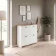 Παπουτσοθήκη Palma Megapap χρώμα λευκό - sapphire oak 90x35x90εκ.