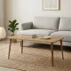 Τραπεζάκι σαλονιού Plane Megapap χρώμα sapphire oak 90x55x41εκ.