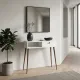 Κονσόλα Napoli Megapap χρώμα λευκό 90x29x88εκ.