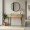 Κονσόλα Alis Megapap χρώμα sapphire oak 110x29x88εκ.