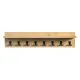 Κρεμάστρα τοίχου Vettini Megapap χρώμα sapphire oak 100x12x20εκ.