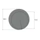 Καθρέφτης τοίχου Moon Megapap χρώμα γκρι 88x88x2,2εκ. - Καθρέπτες