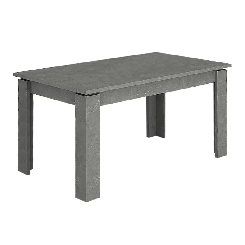 Τραπέζι Denzel Megapap μελαμίνης χρώμα ανθρακί 140x80x76εκ. - Τραπέζια