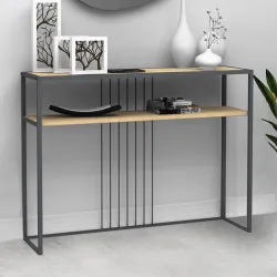 Κονσόλα Kary Megapap χρώμα oak 120x33x90εκ.
