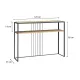 Κονσόλα Kary Megapap χρώμα oak 120x33x90εκ.