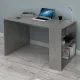 Γραφείο εργασίας Mikro Megapap χρώμα γκρι σκυροδέματος 120x60x75εκ.