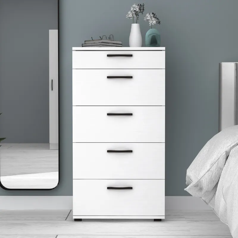 Συρταριέρα Helia Megapap χρώμα λευκό 60x44x108εκ.