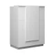 Γραφείο reception Gemini Megapap χρώμα λευκό 90x50x110εκ.
