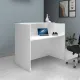 Γραφείο reception Gemini Megapap χρώμα λευκό 150x70x110εκ.