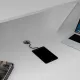 Γραφείο reception Gemini Megapap χρώμα λευκό 150x70x110εκ.