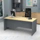 Γραφείο επαγγελματικό Venturo Megapap χρώμα ανθρακί - φυσικό οξιάς 180x80x75εκ.