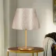 Φωτιστικό επιτραπέζιο Rosenthal Megapap ύφασμα Pvc χρώμα χρυσό 22x17x37εκ.