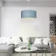Φωτιστικό οροφής Monahan Megapap υφασμάτινο χρώμα μπλε 38x20x70εκ. - Φωτιστικά οροφής