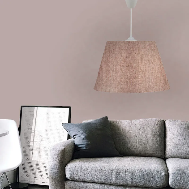 Φωτιστικό οροφής Elanor Megapap υφασμάτινο χρώμα ροζ 37x21x70εκ. - Φωτιστικά οροφής