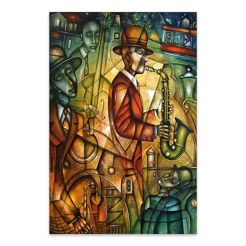 Πίνακας σε καμβά "Street Artists" Megapap ψηφιακής εκτύπωσης 50x75x3εκ. - Πίνακες Ζωγραφικής