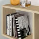 Βοηθητικό τραπεζάκι Homemania Megapap από μελαμίνη χρώμα φυσικό οξιάς 60x20x60εκ. - Τραπεζάκια βοηθητικά
