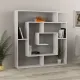 Βιβλιοθήκη μελαμίνης Labirent Megapap χρώμα λευκό 125x22x129εκ. - Βιβλιοθήκες
