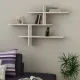 Ραφιέρα τοίχου Leo Megapap μελαμίνης χρώμα λευκό 123x22x80εκ. - Ραφιέρες τοίχου