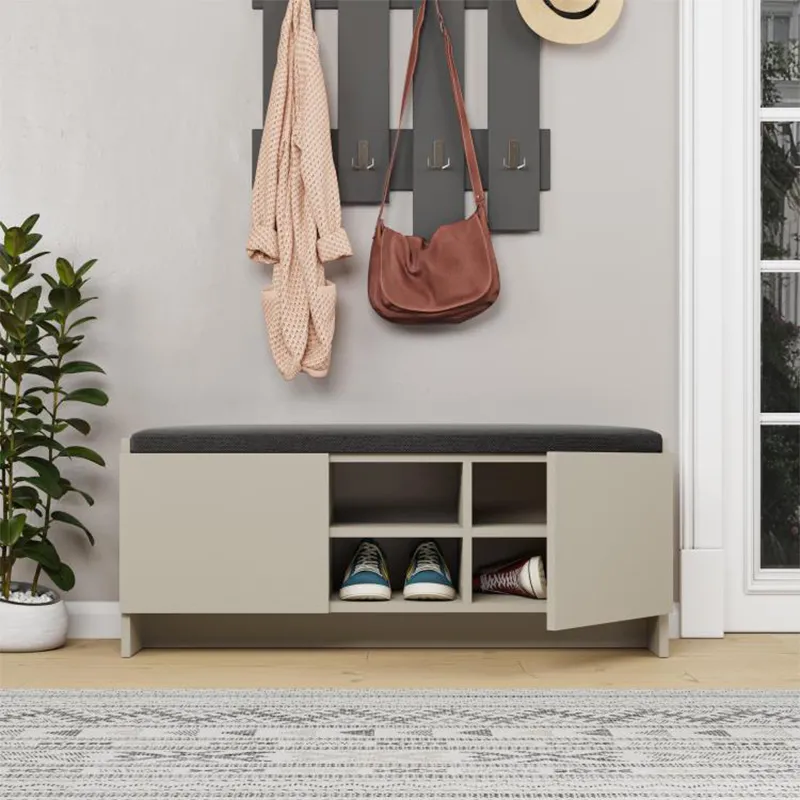 Παπουτσοθήκη Zulla Megapap χρώμα sandstone 110x37x43εκ.