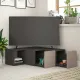 Έπιπλο τηλεόρασης γωνιακό Compact Megapap μελαμίνης χρώμα ανθρακί - ανοιχτή μόκα 94,2x90,6x31,4εκ. - Έπιπλα τηλεόρασης