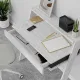 Γραφείο εργασίας Cowork Megapap από μελαμίνη χρώμα λευκό αντικέ 94x50x91εκ. - Γραφεία