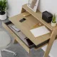 Γραφείο εργασίας Cowork Megapap από μελαμίνη χρώμα φυσικό οξιάς 94x50x91εκ. - Γραφεία