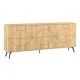 Μπουφές μελαμίνης Dune Megapap χρώμα φυσικό οξιάς 184x35x77,4εκ. - Μπουφέδες