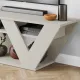 Έπιπλο τηλεόρασης Pipralla Megapap χρώμα sandstone 110x30x40εκ.