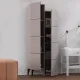 Ντουλάπι κουζίνας/μπάνιου - Παπουτσοθήκη Stair Megapap μελαμίνης χρώμα ανοιχτή μόκα 62,2x37,4x156εκ. - Έπιπλα κουζίνας