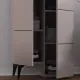 Ντουλάπι κουζίνας/μπάνιου - Παπουτσοθήκη Stair Megapap μελαμίνης χρώμα ανοιχτή μόκα 62,2x37,4x156εκ. - Έπιπλα κουζίνας