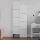 Ντουλάπι κουζίνας/μπάνιου - Παπουτσοθήκη Stair Megapap μελαμίνης χρώμα λευκό 62,2x37,4x156εκ. - Έπιπλα κουζίνας