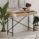 Κονσόλα Giovanni Megapap μεταλλική - μελαμίνης χρώμα sapphire oak 110x35,6x90εκ.