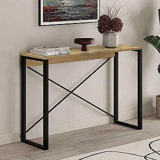 Κονσόλα Archie Megapap χρώμα sapphire oak 110x35x75εκ.