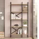 Βιβλιοθήκη Dusan Megapap χρώμα sepet oak 87,5x30x175εκ.
