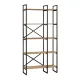Βιβλιοθήκη Dusan Megapap χρώμα sepet oak 87,5x30x175εκ.