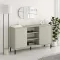 Μπουφές Frem Megapap χρώμα ash green 150x40x81εκ.