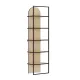 Βιβλιοθήκη Archy Megapap χρώμα sapphire oak 53x31,7x180εκ.