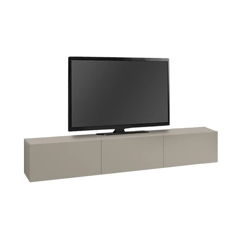 Έπιπλο τηλεόρασης επιτοίχιο Francy Megapap χρώμα sandstone 180x30x30εκ.
