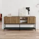 Μπουφές Amira Megapap χρώμα καρυδί Ud - black wood 180x40x80εκ.