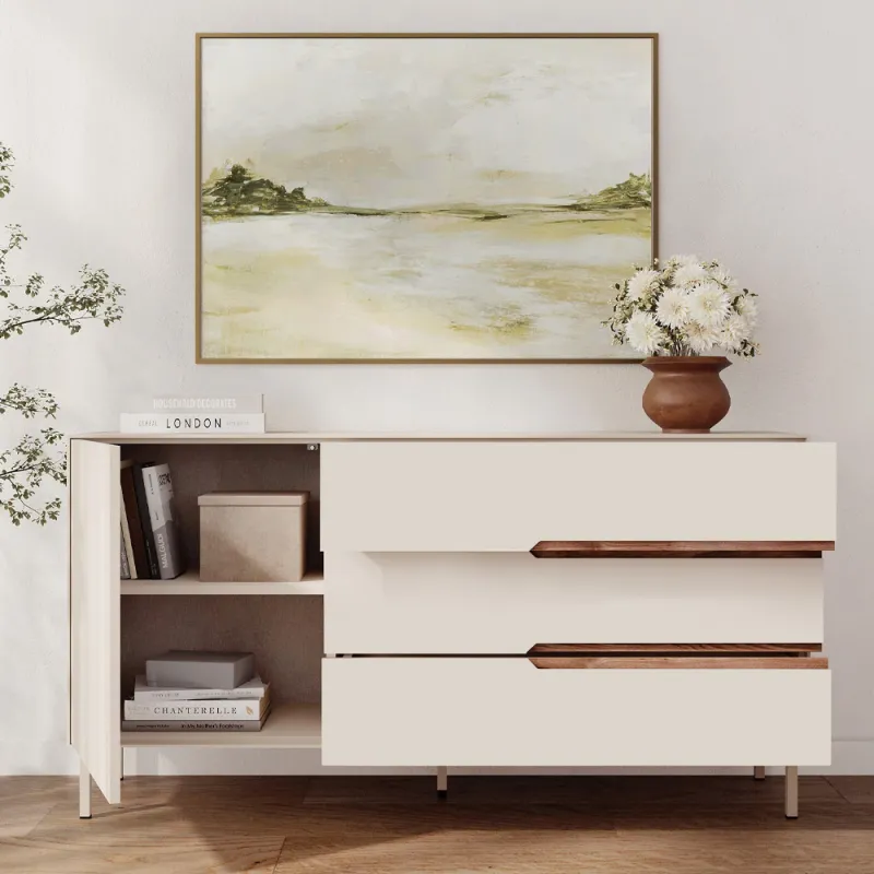 Μπουφές Arch Megapap χρώμα sandstone 150x40x78,4εκ.